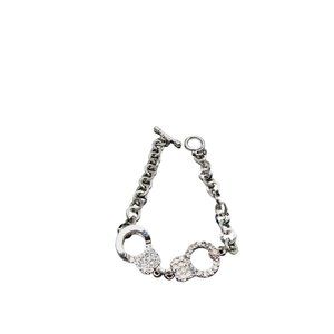 Super Cute Rhinestone NOS Handcuff Bracelet (A1459)